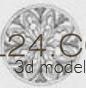 Розетки (ROSETTE_1634 -  | 3D model 3DSMAX / OBJ / STL) 3D модель для ЧПУ станка